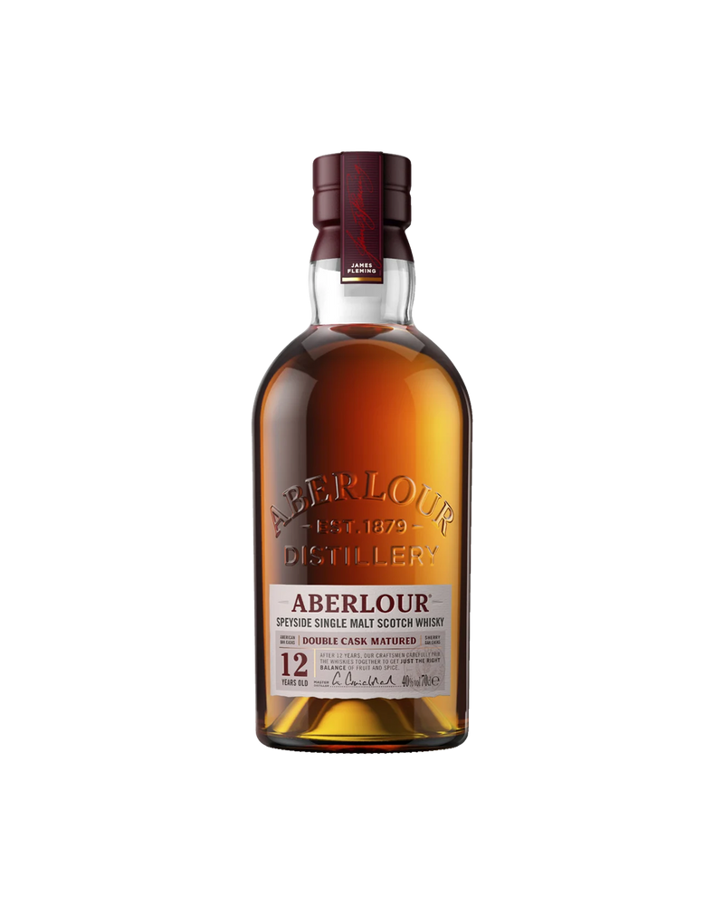 Aberlour 12YO Double Cask Single Malt Scotch Whisky 700mL Case (3)